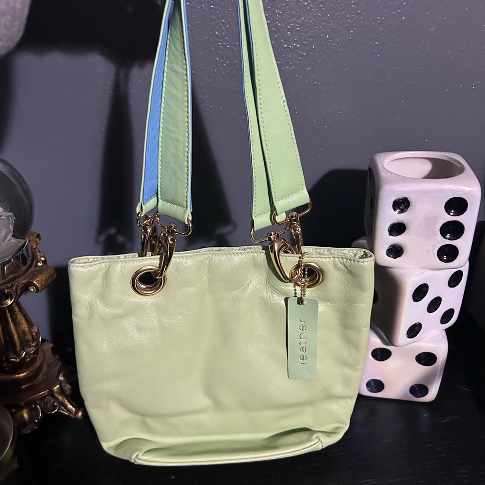 Green Leather Women's Bag